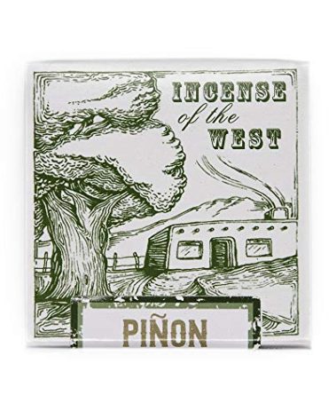 Incienso de Santa Fe - Piñon Natural Wood Incense Bricks Without Holder, 40 Count - Made in The USA