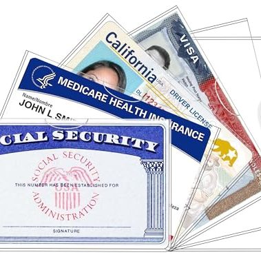 6 Pack Social Security Card Protector/New Medicare Card Protector Sleeve/Credit Card Holder,24 Mil Soft Clear Card Sleeves for Waterproof SSN