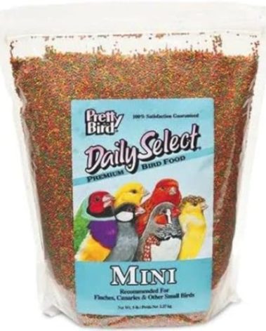 Pretty Bird International Bpb78115 5-Pound Daily Select Premium Bird Food, Mini