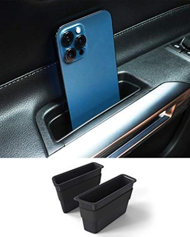 Door Side Storage Box Interior Accessories for Ford Mustang 2015-2025