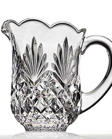 Godinger Water Pitcher Carafe, Iced Tea Pitcher, Cocktail Pitcher, Beer Pitcher, Beverage Serverware, - 46oz