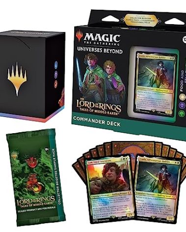 Magic The Gathering The Lord of The Rings: Tales of Middle-Earth Commander Deck 2 + Collector Booster Sample Pack