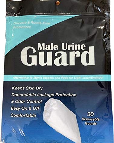Male Urine Guard, JMP Absorbent Incontinence Pouch, Bag of 30