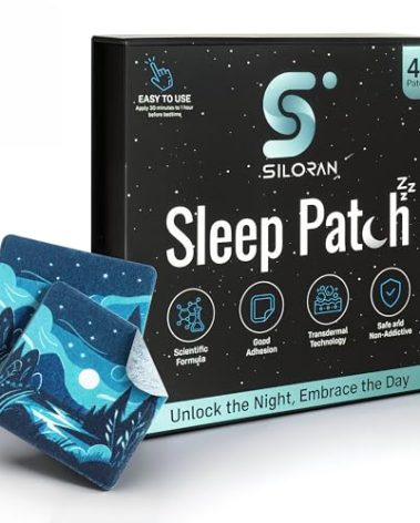 Premium Sleep Patches (48 Days Supply), Sleeping Patch for Adults: Extra Strength Help Melatonin Extended Release, Natural Well Aid to Support Women, Kid Have Night Sweet Dream