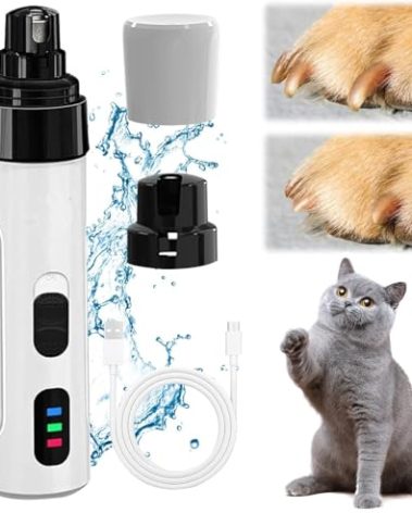 NICCAT Silent Grind Pro for Dogs, Silent Grind Pro Dog Nail Trimmer, Rechargeable Electric Dog Nail Clippers, Super Quiet Dog Nail Grinder, Pet Nail Grinder Paws Grooming & Smoothing Tool