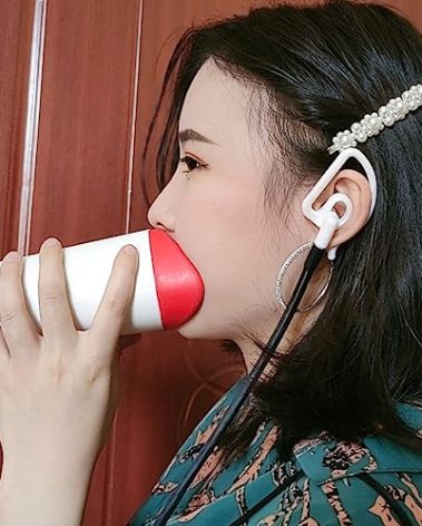 Vocal Dampener for Singing Practice, Performers, Stress Relief, Vocal Steamer for Singers, Portable Soundproof Home Learning Dome Singing Straw for Vocal Training