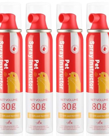 KDSZJDV Corrector Spray Dog Trainer, 80ml 4 Pack Corrector Spray for Dogs to Stops Barking, Food Stealing, Dog Fights, Attacks & Unwanted Dog Behaviour, Safe