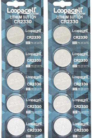 LOOPACELL 10 Lithium 3V Batteries CR2330