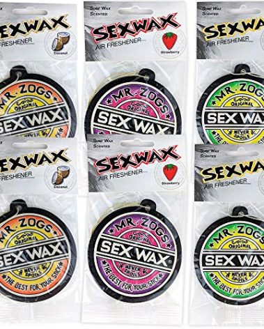Sex Wax Coconut, Strawberry and Pineapple Air Freshener 6 Pack