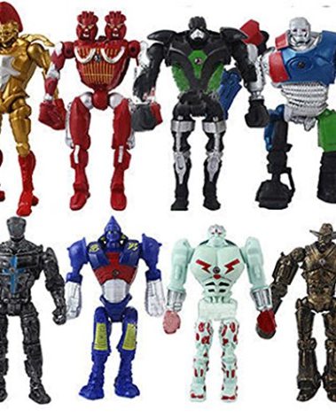 Fortitude - 8x Real Steel Atom Midas Noisey Boy Zeus 13cm PVC Action Figure Set