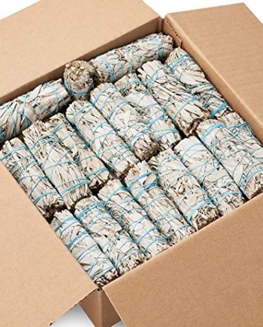 JL Local 50 Wholesale White Sage Smudge Sticks 4" for Cleansing, Purifying & Smudging