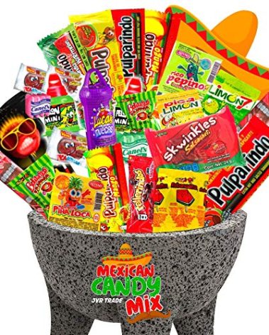 Mexican Candy Mix Assortment Snack (42 Count) Dulces Mexicanos Variety Of Best Sellers Spicy, Sweet, and Sour Bulk candies, Includes Luca, Pelon, Pulparindo, Rellerindo, by JVR TRADE