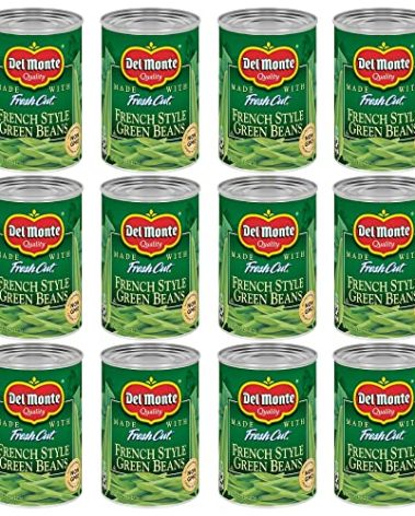 Del Monte BLUE LAKE French Style Green Beans, Canned Vegetables, 12 Pack, 14.5 oz Can