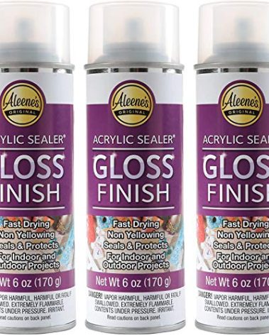 Aleene's Spray 6 oz. 3 Pack Acrylic Sealer, Clear-Gloss 3 Count