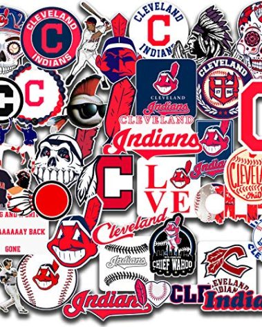 Stickers Pack Cleveland Vinyl Indians Aesthetic Stickers Pack of 40 pcs