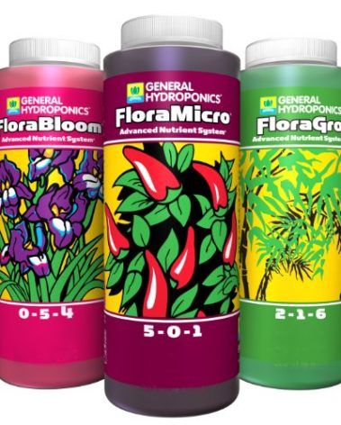 GH General Hydroponics Flora Series: FloraGro, FloraBloom, FloraMicro 16oz