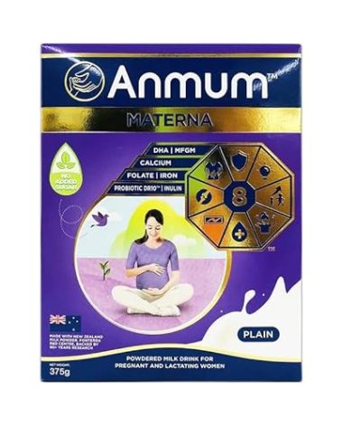 Anmum Materna Powdered Milk for Pregnant and Lactating Women -Plain -375 grams