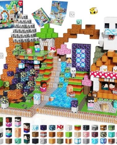 Magnetic Blocks - 150PCS Magnetic Building Blocks Cubes Adventurer, Magnet Toys for Kids Age 3+, Toy Building Set for Kids, Magnets Stacking Construction Birthday Gifts for Boys Girls Age 4-8, 8-12