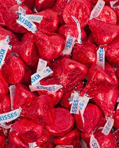 Red Hershey's Kisses 2lb