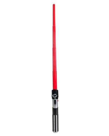 Star Wars Darth Vader Official Halloween Costume Accessory - Light Up Retractable Plastic Saber