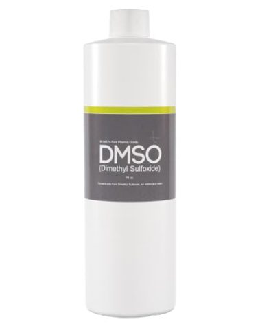 DMSO 16 oz. Pure 99.995% Liquid | USP Grade Dimethyl Sulfoxide | Non-diluited | Low Odor | BPA Free