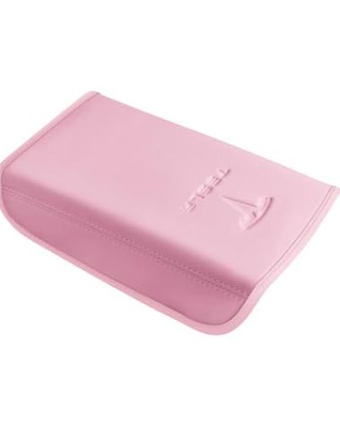 POKUNG Center Console Leather Armrest Cover Designed for Tesla Model 3 2017-2023/Model Y 2020-2025,Center Console Accessories for Tesla Model 3/Y Interior Light Pink