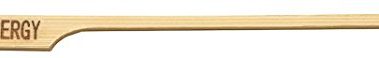 TableCraft Products BAMP45A Bamboo Paddle Pick, Allergy, 4.5" (Pack of 100)