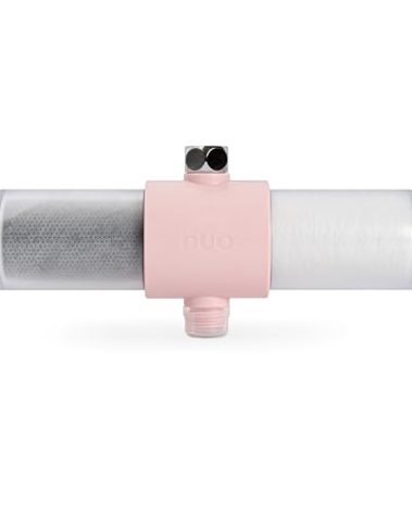 Weddell Duo Shower Filter - NSF Certified Shower Filter, High Pressure Activated Carbon Filter, Removes Chlorine, PFAS & Particulates, Clinically Tested For Healthier Skin & Hair (Pink)