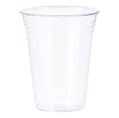 SOLO Cup Company Plastic Party Cold Cups, 16 oz, Clear, 50 pack