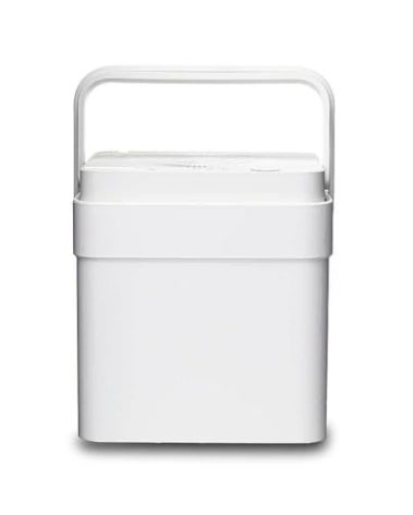 Midea Cube 50 Pint Dehumidifier for Basement and Rooms at Home for up to 4,500 Sq. Ft., Smart Control, Compatible with Alexa (White), Drain Hose Included, ENERGY STAR Most Efficient 2023