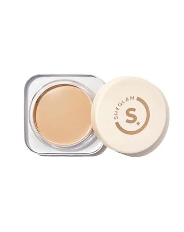 SHEGLAM Hydrating Cream Full Coverage Foundation Balm Long Lasting Concealer Face Foundation for Dry Skin - Shell