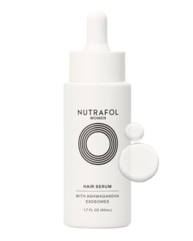 Nutrafol Women's Hair Serum, Supports Visibly Thicker and Stronger Hair, Vegan, Lightweight and Fast-Absorbing - 1.7 Fl Oz, 1 Bottle