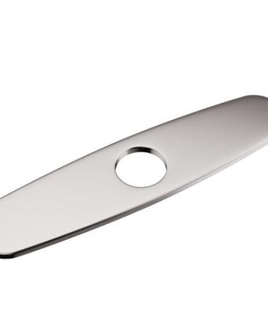 GIMILI 10 Inch Hole Cover Deck Plate Escutcheon for Kitchen Sink Faucet Single Hole Brushed Nickel