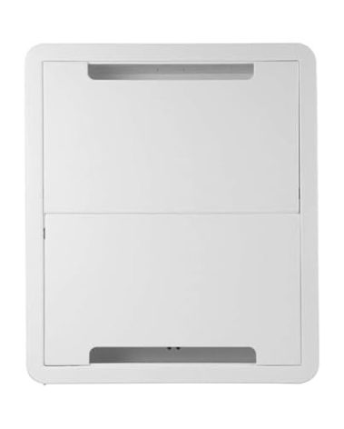 Legrand - OnQ Cable Management, In-Wall Media Box, Dual Purpose Structured Wiring Enclosure, TV Home Theater Recessed Storage Box, 17 Inch, White, ENP1700NA