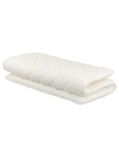 FULI Japanese Futon, Foldable & Portable Floor Lounger Bed, Roll Up Sleeping Pad, Shikibuton, Made in Japan (White, Full XL)