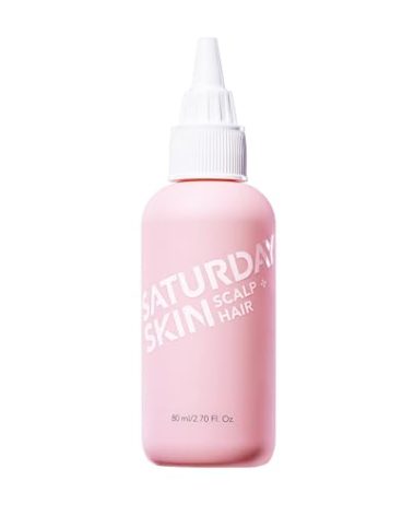 Saturday Skin Scalp + Hair Strengthening Peptide Treatment Overnight Serum Awakened Pepped Nourished Thicker Longer for Thin & Dry Hair Collagen Keratin (2.70 Fl. Oz.)
