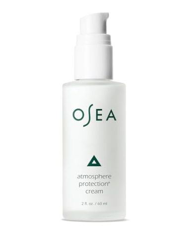 OSEA Atmosphere Protection® Cream 2oz - Lightweight Face Moisturizer for Fast-Absorbing Hydration - Smooths with Niacinamide, Shea Butter, and Undaria Seaweed - Ideal Under Sunscreen or Makeup