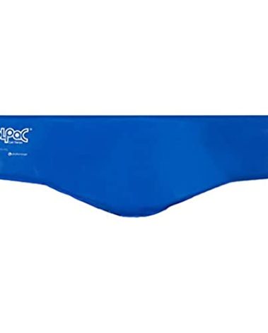 Chattanooga ColPac - Reusable Gel Ice Pack - Blue Vinyl - Neck Contour - 23 in (58 cm) - Cold Therapy for Neck, Shoulder, Upper Back for Headaches, Swelling, Bruises, Sprains, Inflammation