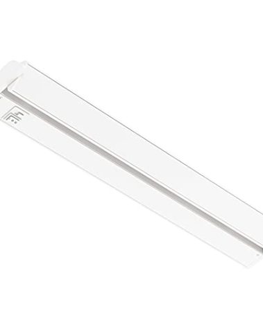 GETINLIGHT 24-inch Swivel LED Under Cabinet Lights, Glass Lens, Selectable White 2700K/4000K/5000K, Dimmable with Wall Dimmers, White Finish, IN-0202-3-WH
