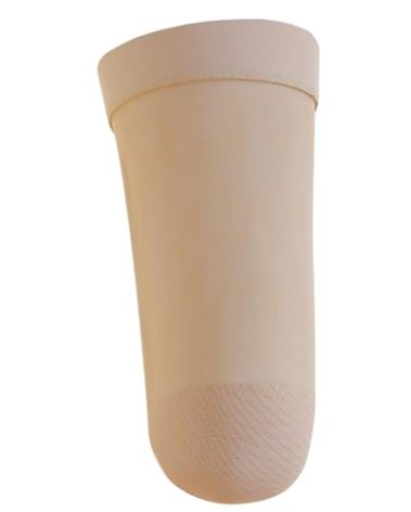 ABSOLUTE SUPPORT Above Knee Stump Shrinker, Amputee 20-30 mmHg Compression Socks - Beige, 2X-Large, A520BE5
