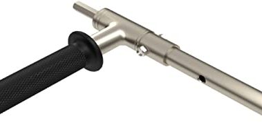 Ice Auger Drill Adapter with Handle - 18mm/0.720" Output Shaft Diameter - Steel Cordless Drill Attachment for Ice Auger Drill Conversion