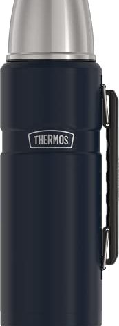 THERMOS Stainless King Vacuum-Insulated Beverage Bottle, 68 Ounce, Midnight Blue