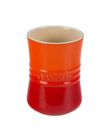 Le Creuset Stoneware Utensil Crock, 1 qt., Cerise