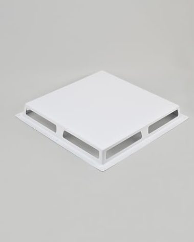 Elima-Draft Commercial 3-Way Air Deflector Vent Cover for 24" x 24" Diffusers (Diffuser Cover)