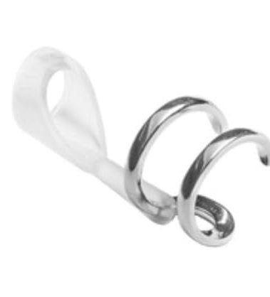 Deafmetal Double Hearing Aid Clip Cuff & Silicone Holster Attachment - Fits All Amplifiers & BTE Cochlear Implant Processors - Keep Devices Secured - Silver - 1 Ear
