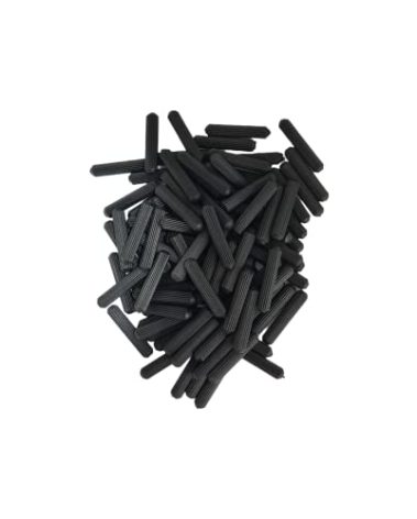 Plastic Dowel Pins: Secure Joining for Woodworking, Furniture & DIY Projects - Pack of [100] x Size [40MM Length x 8MM Diameter], PVC Dowels are Best Replacement for Wooden Dowels