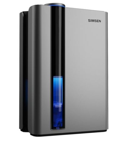 SIMSEN 95oz Dehumidifiers for Home, 800 sq ft Dehumidifier Reusable Filter, Small Dehumidifier with Drain Hose, Dehumidifiers for Bedroom Bathroom Basements Closet RV