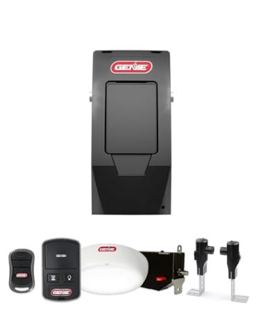 Genie 6072H-O Residential Wall Mounted Garage Door Opener, Black