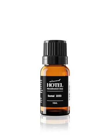 AirScent Santal Diffuser Oil No. 1033 - Santal-33 Inspired Perfume Dupe - Premium Fragrance Oil Blend for Ultrasonic and Waterless Diffusers and Crafting - 10 mL, 0.34 fl oz Glass Bottle with Dropper