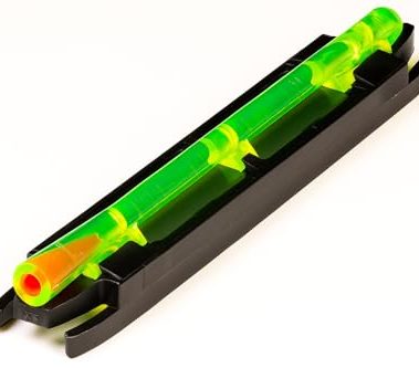 HIVIZ M-Series Magnetic Shotgun Sight – Front Sight for Most Ribbed Shotguns – Includes Interchangeable LitePipes in Green, Red & Two-Tone – Magnetic Snap-On Base – Fits Multiple Rib Widths